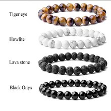 Bracelet de Pierres semi-précieuses de 8mm Bracelet de Pierres semi-précieuses de 8mm
