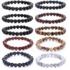 Bracelet élastique en Pierres semi-précisuses de 8 mm